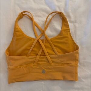 Lululemon Orange Sports Bra